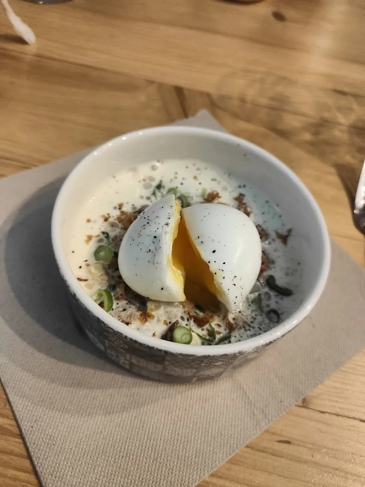 Œuf Mollet Façon Carbonara